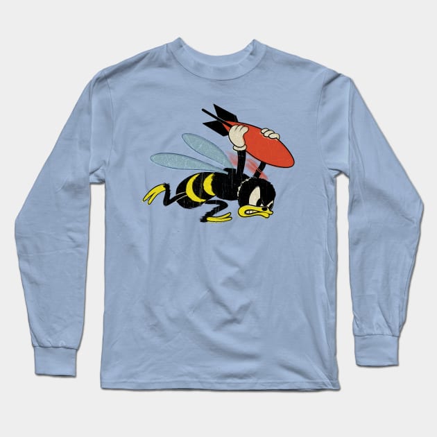 Bomber Bee Long Sleeve T-Shirt by Toby Wilkinson